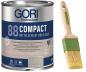 Preview: GORI 88 Compact-Lasur – Mittelschichtige Holzlasur (0,75 Liter) - Silber Metallic + Profi Pinsel